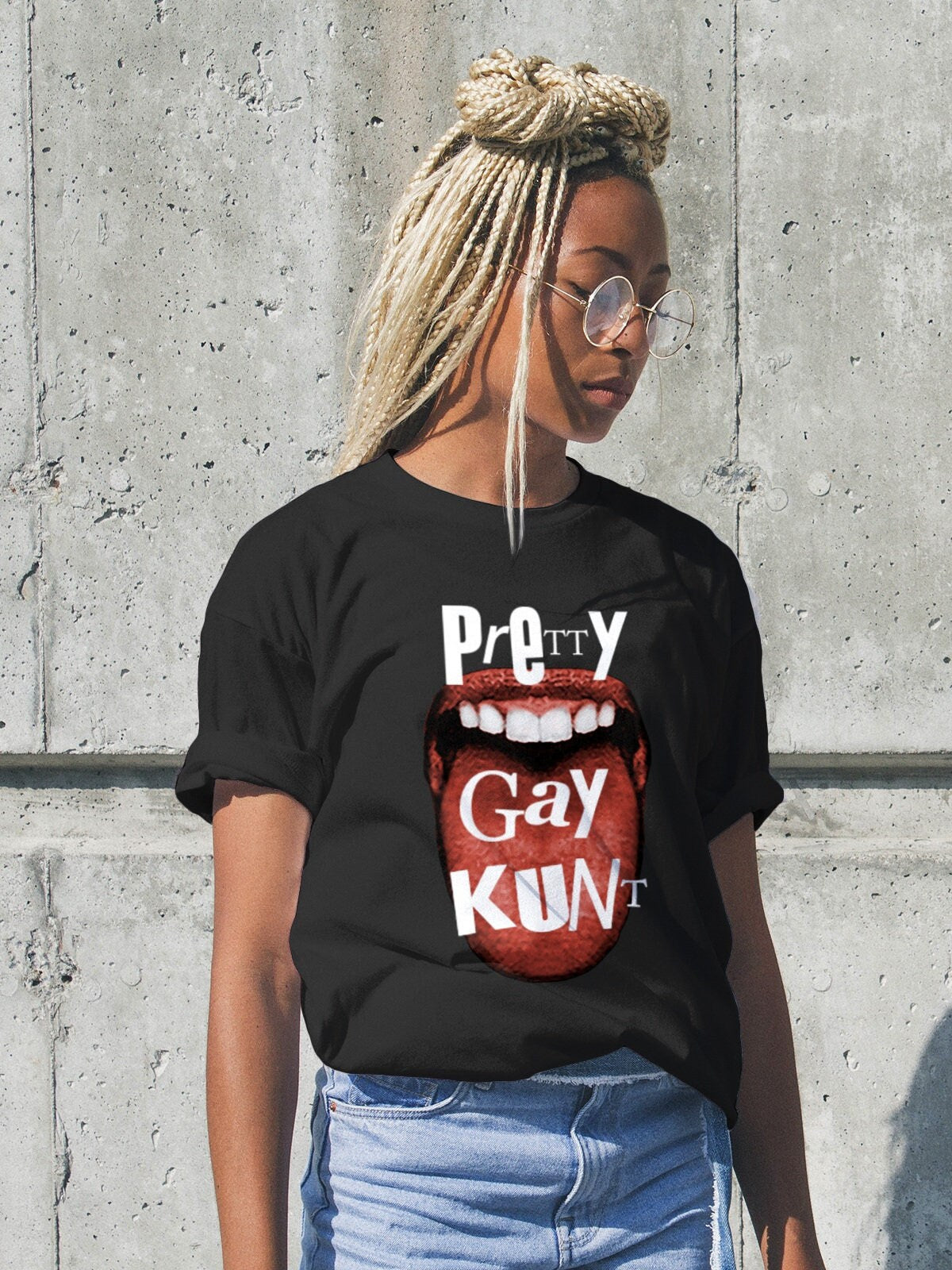 Pretty Gay Kunt Short Sleeve Unisex T Shirt Graphic Tee – Cozy Vibes · High-Quality Print