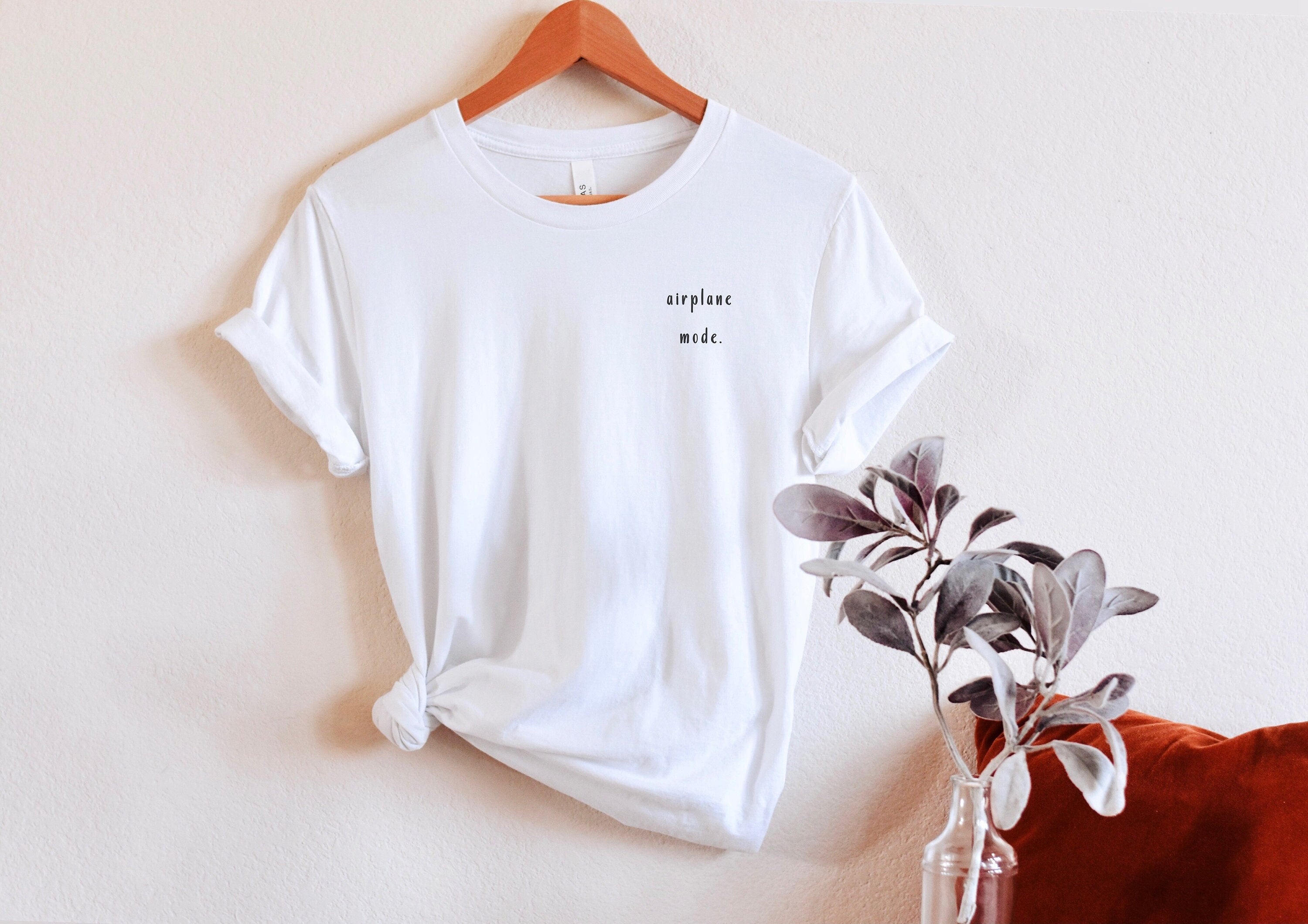 Airplane Mode T shirt Wanderlust Fashion Adventure Apparel Traveler39s Wardrobe Travel Addict Tee Travel Enthusiast Wear Graphic Tee – Feel-Good Design · Great Gift For Fans
