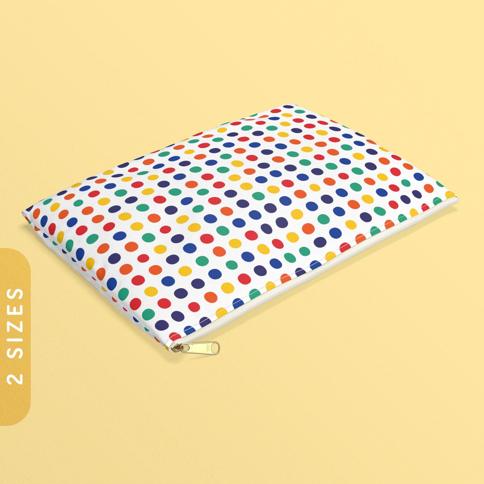 Rainbow Polka Dots Accessory Pouch Pride Zip Pouch LGBTQ Pride Coin Purse Gay Lesbian Bi Pride Zippy Wallet Dot Day Zipper Wallet Graphic Tee – Easygoing Wear · Must-Have Style