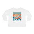Banff Canada Toddler Long Sleeve Shirt Retro Unisex Toddler Banff T Shirt Personalization Available Graphic Tee – Aesthetic Look · Must-Have Style