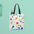 Colorful Dots Tote Bag All Over Print Tote Bag Dotted Shoulder Bag Shopping Bag Dot Day Tote Bag Reusable Bag Tote Bag – Feel-Good Design · Must-Have Style