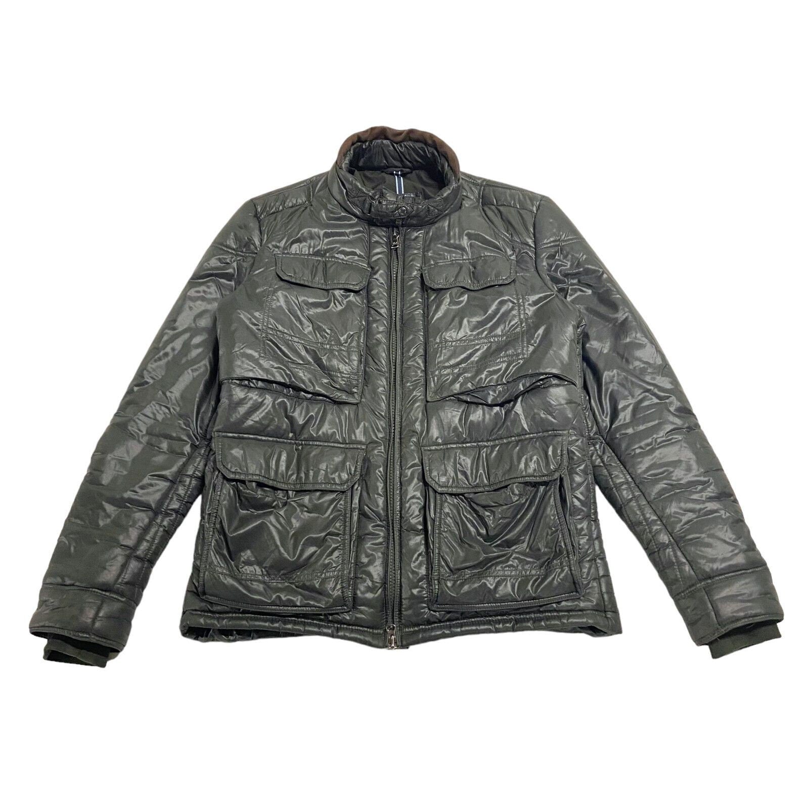 Daniele Alessandrini Padded Jacket Vintage High End Designer Dark Green VTG Graphic Tee – Bold Style · Must-Have Style