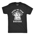 Ghost Shirt Halloween Shirt Men Black Spooky Shirt Funny Halloween Shirt Trick Treat Costume Ghost Costume Show Me Your Booobs Boos Graphic Tee – Feel-Good Design · Perfect For Daily Wear