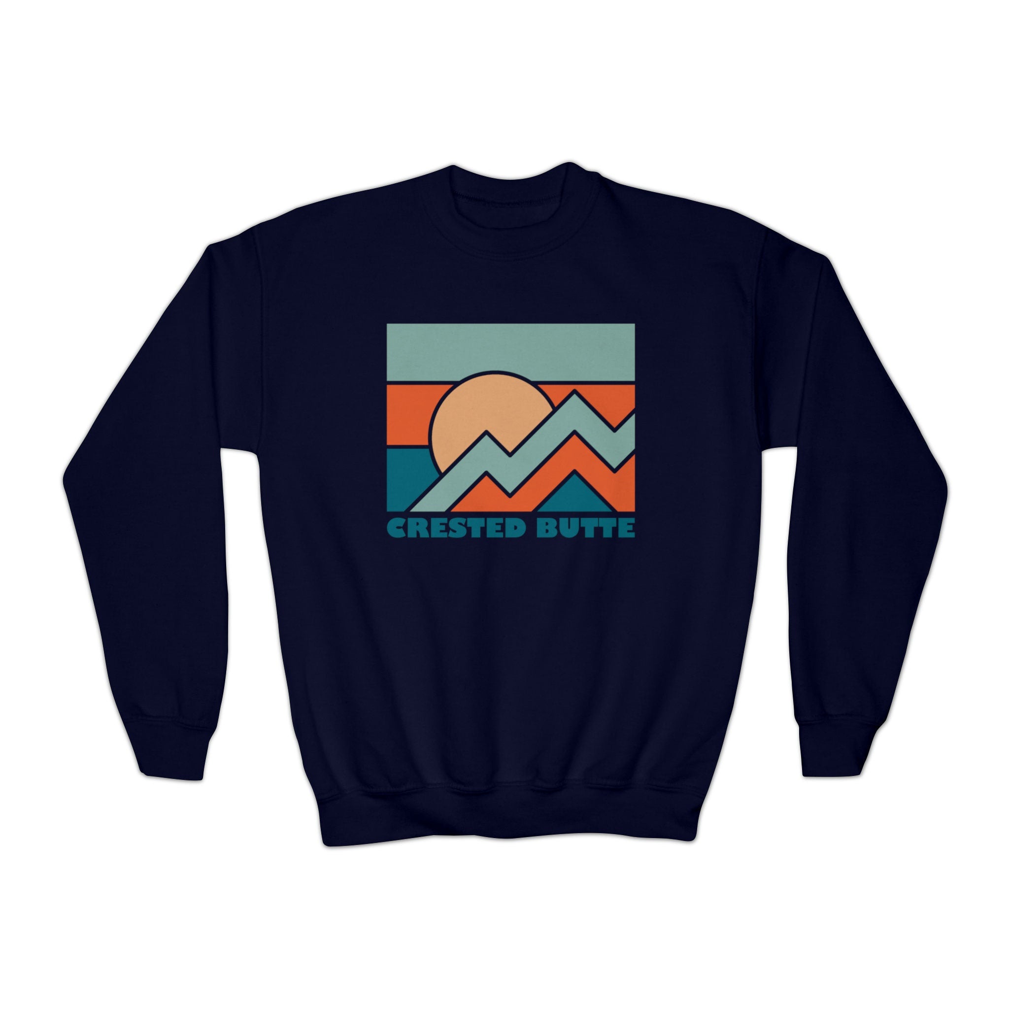 Crested Butte Colorado Youth Sweatshirt Unisex Kid39s Crested Butte Crewneck Sweatshirt Personalization Available Sweatshirt – Aesthetic Look · Great Gift For Fans