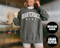 Quarterback Mama Mom Sweatshirt COMFORT COLORS Gifts Crewneck Sweater Shirt Jumper Sweatshirt – Easygoing Wear · High-Quality Print