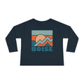 Boise Idaho Toddler Long Sleeve Shirt Retro Unisex Toddler Boise T Shirt Personalization Available Graphic Tee – Bold Style · Must-Have Style