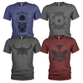 Vikings Valhalla Valkyrie Norse Mythology Men39s 4 Pack T Shirt 4060 Graphic Tee – Easygoing Wear · High-Quality Print