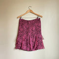 Y2K Silk Pink Floral Rose Print Ruffle Midi Skirt Size 8 Graphic Tee – Everyday Comfort · Perfect For Daily Wear
