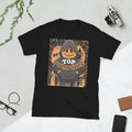 Top Pumpkin Halloween Short Sleeve Unisex T Shirt Graphic Tee – Aesthetic Look · Must-Have Style