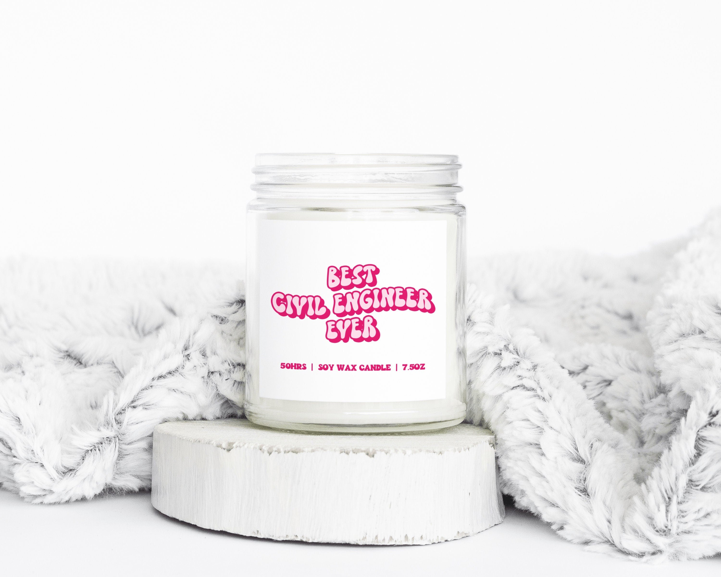 Civil Engineer Gifts Funny Candle Housewarming Soy Wax Scented Decor Graphic Tee – Fan Favorite · Perfect For Daily Wear