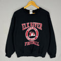 Vintage Gildan Tag Elk River Football Spellout BigLogo Printed Sweatshirt Crewneck Baggie Sweater Football Colour Black Size Medium Sweatshirt – Feel-Good Design · Must-Have Style