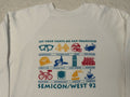 Vintage 1990s 90s 1992 SemiCon West Electronics San Francisco Sweatshirt XL Sweatshirt – Soft Feel · High-Quality Print