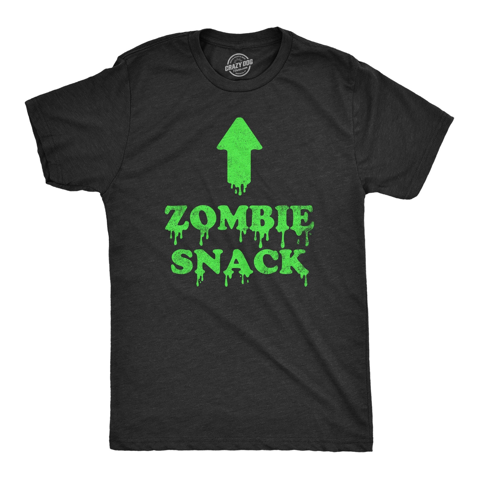 Zombie TShirt Zombie Snack We Want Your Brains Dead Shirt Horror T Shirt Funny Shirts Funny Halloween Mens Shirt Graphic Tee – Premium Graphic · Perfect For Daily Wear
