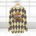 Vintage Van and Pumpkins Brown Rhombuses Fall Unisex Sweatshirt AOP Cozy Up to Autumn39s Charms Sweatshirt – Cozy Vibes · Must-Have Style