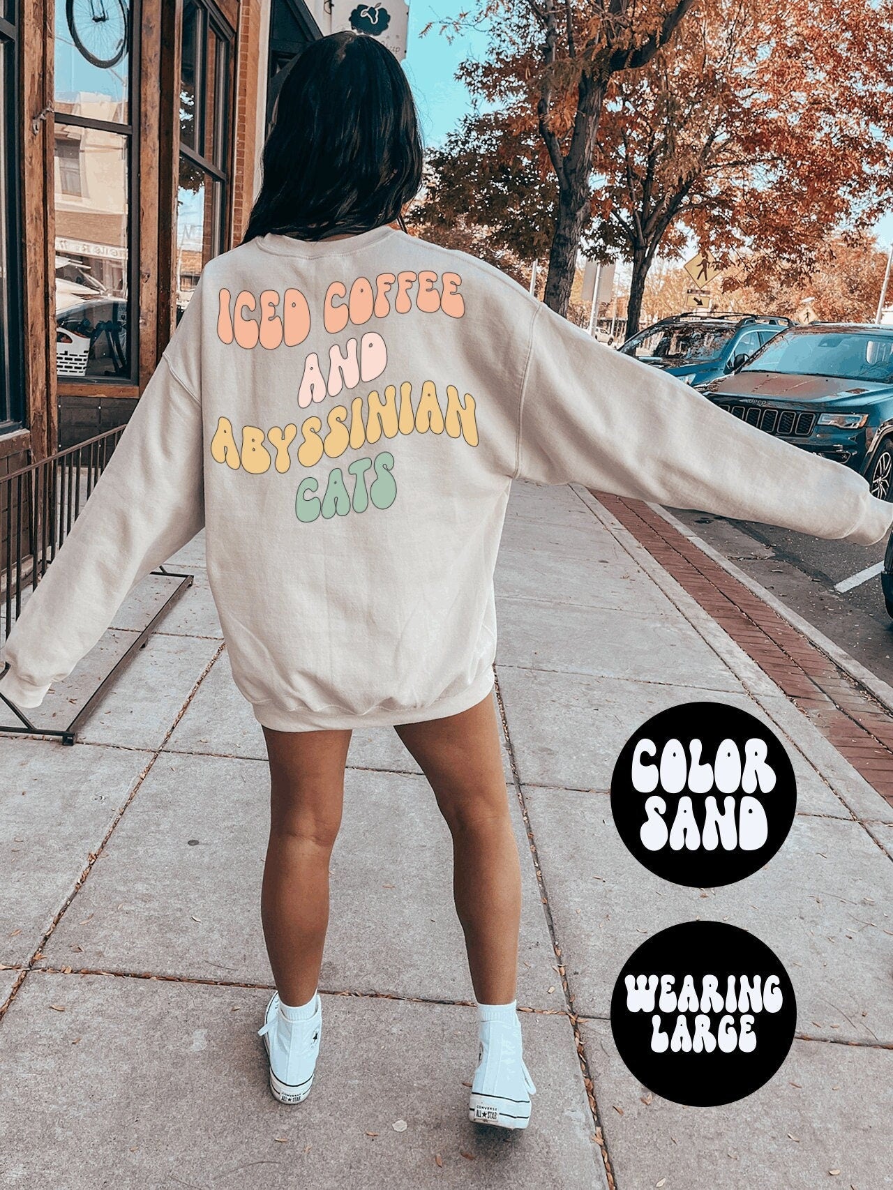 Abyssinian Cat Mom BACK PRINT Sweatshirt Gifts Funny Sweater Shirt Jumper Men Women Him Her Sweatshirt – Easygoing Wear · Trending Graphic Apparel