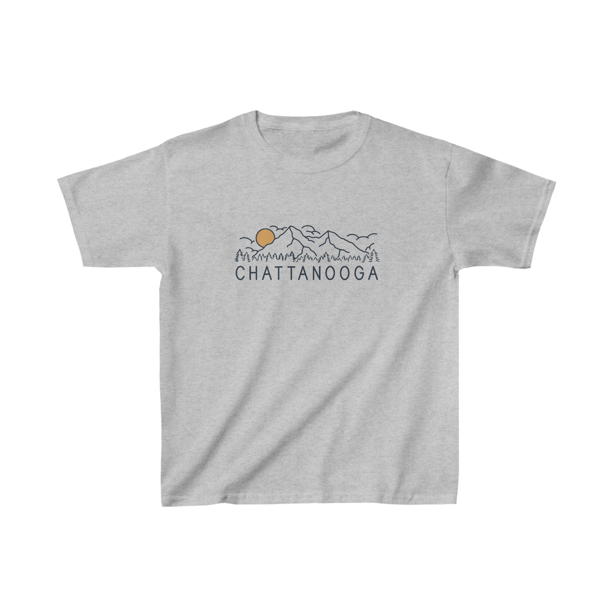 Chattanooga Tennessee Youth Shirt Retro Mountain Chattanooga Kid39s TShirt Personalization Available Graphic Tee – Feel-Good Design · Must-Have Style