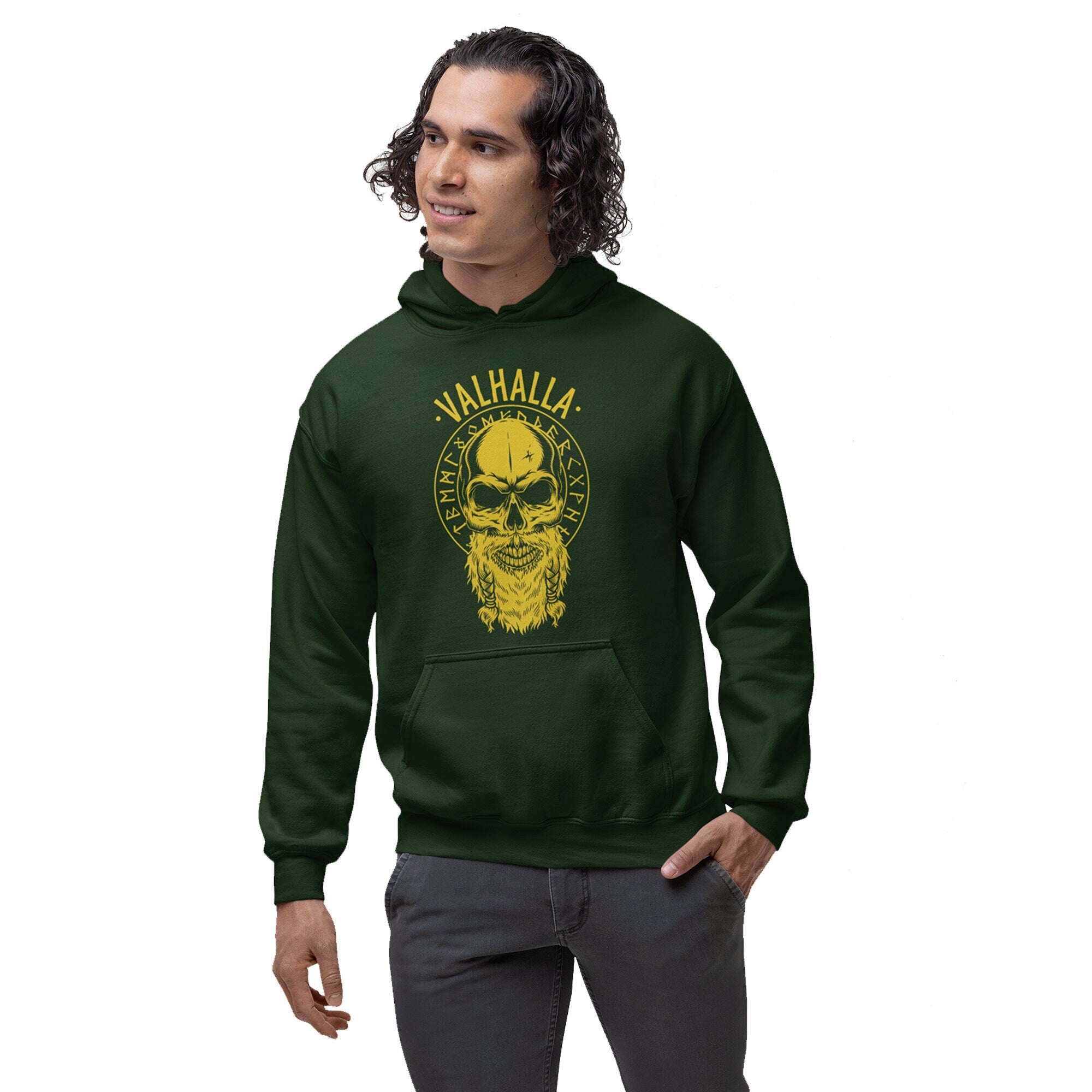 Viking Berserker Skull Valhalla Hoodie Hoodie – Cozy Vibes · Perfect For Daily Wear
