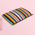 Progress Pride Flag Stripes Accessory Pouch LGBTQ Pride Zip Pouch Progressive Flag Zippy Purse Gay Lesbian Bi Pride Coin Zipper Wallet Graphic Tee – Aesthetic Look · Trending Graphic Apparel