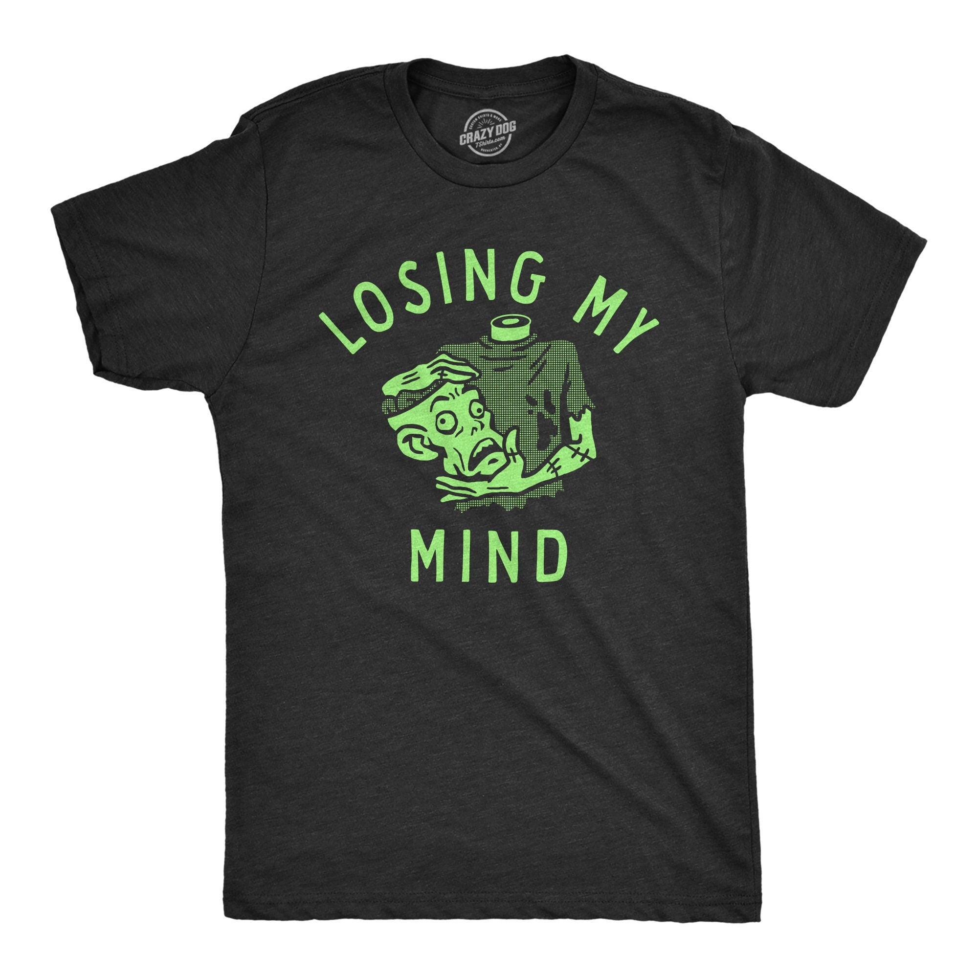 Zombie TShirt Losing My Mind Headless Zombie Zombie Halloween Costume Dead Shirt Horror T Shirt Funny Shirts Funny Halloween Shirt Graphic Tee – Easygoing Wear · Perfect For Daily Wear