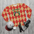 Vintage Rhombus Pickles Pickleball AOP Sweatshirt Keep It Kosher and Pickle ON in Style Sweatshirt – Cozy Vibes · Perfect For Daily Wear