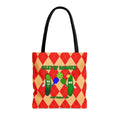 Vintage Rhombus Pickles Pickleball AOP Tote Bag Keep it Kosher and Pickle ON in Style Tote Bag – Soft Feel · Great Gift For Fans
