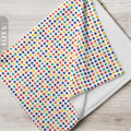 Rainbow Polka Dots Throw Blanket All Over Print Blanket LGBTQ Pride Blanket 50x60 60x80 Throw Blanket Colorful Boho Throw Blanket Graphic Tee – Easygoing Wear · High-Quality Print
