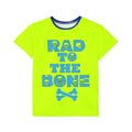 Neon Yellow Rad To The Bone Kids Sports Jersey All Over Print Youth Athletic Shirt Stylish Sports Tee Active Kids Fashion Jersey – Warm & Stylish · Must-Have Style