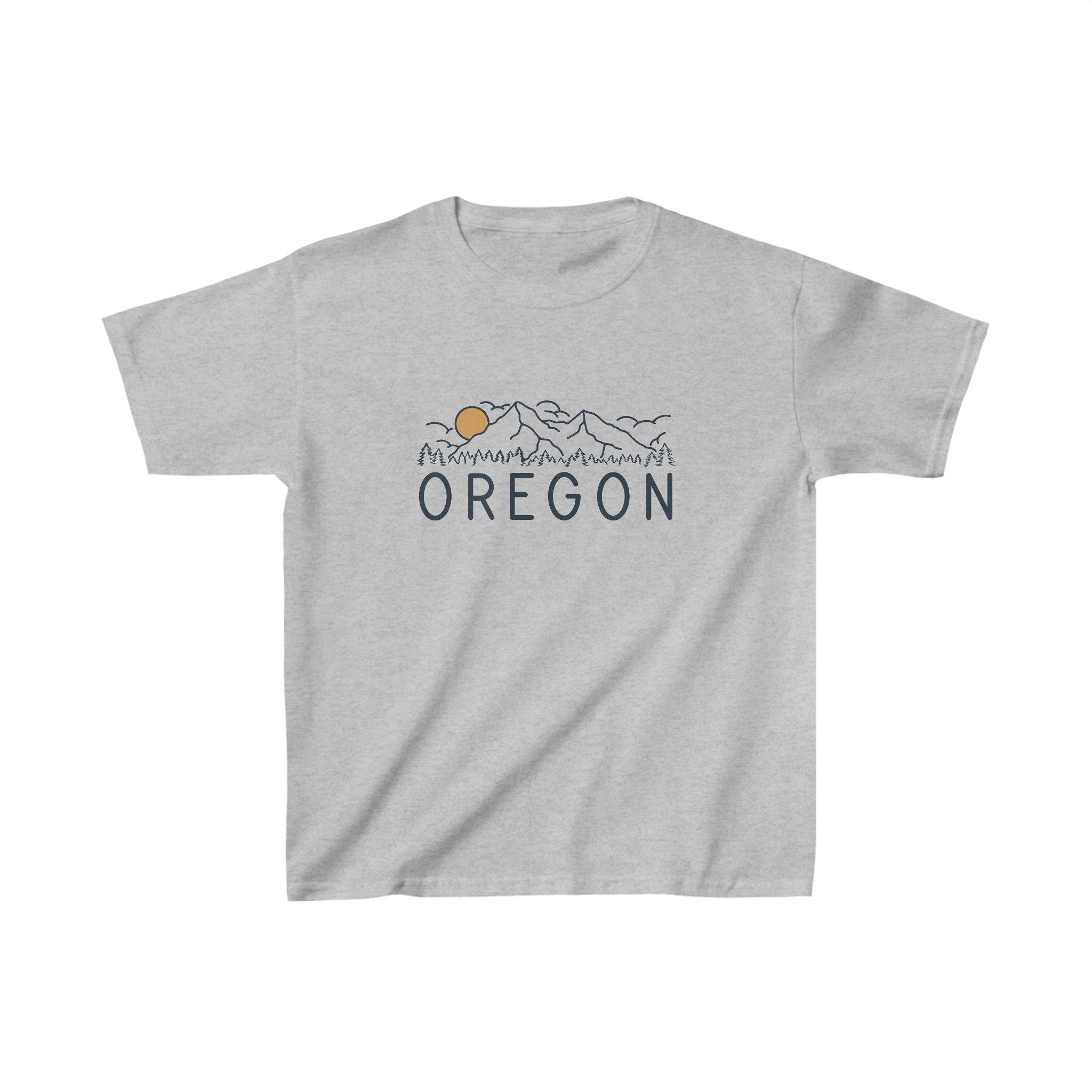 Oregon Youth Shirt Retro Mountain Oregon Kid39s TShirt Personalization Available Graphic Tee – Aesthetic Look · Must-Have Style