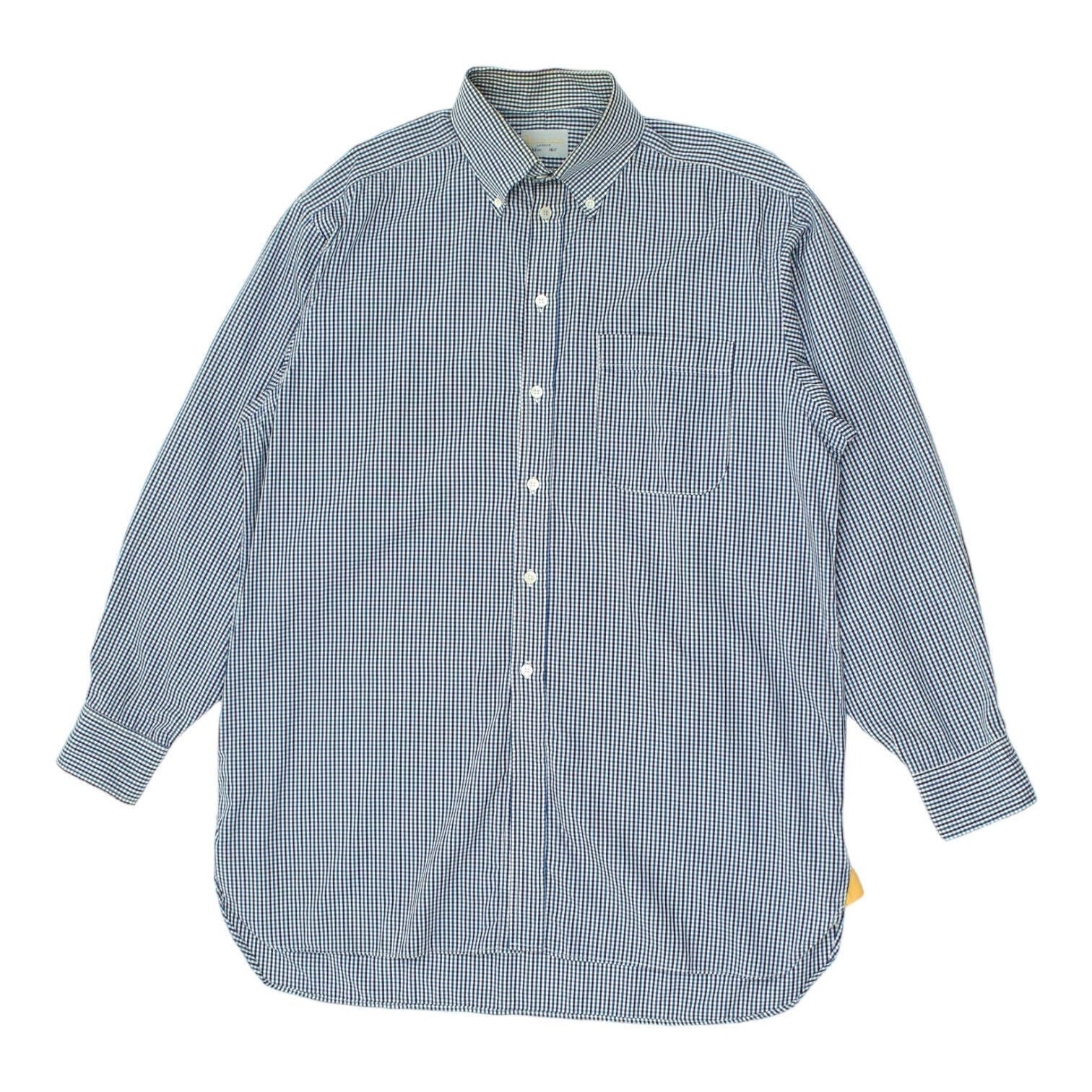 Aquascutum Blue White Red Gingham Button Down Shirt Vintage High End Designer Graphic Tee – Warm & Stylish · Trending Graphic Apparel