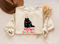 Meowy Christmas Shirt Cat Christmas Sweatshirt Cat Lover Xmas T Shirt Christmas Cat Mom Sweater Catmas Gift For New Year Xmas Crewneck Sweatshirt – Fan Favorite · Trending Graphic Apparel