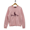 90s Polo Ralph Lauren Crewneck Sweatshirt Medium Vintage Embroidery Ralph Lauren Sweater Jumper Pink Size M Sweatshirt – Cozy Vibes · High-Quality Print