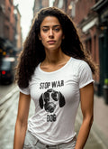 Stop War Dog Short Sleeve Unisex T Shirt Graphic Tee – Feel-Good Design · Top Pick For Any Outfit