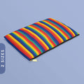 Rainbow Stripes Accessory Pouch LGBTQ Pride Zip Pouch Pride Flag Zippy Purse Gay Lesbian Bi Pride Coin Purse Wallet with Zipper Graphic Tee – Soft Feel · Perfect For Daily Wear