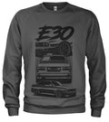 Old School Tuning E30 M3 3 Series Performance Sweatshirt Sweater JDM Sweatshirt – Easygoing Wear · Perfect For Daily Wear
