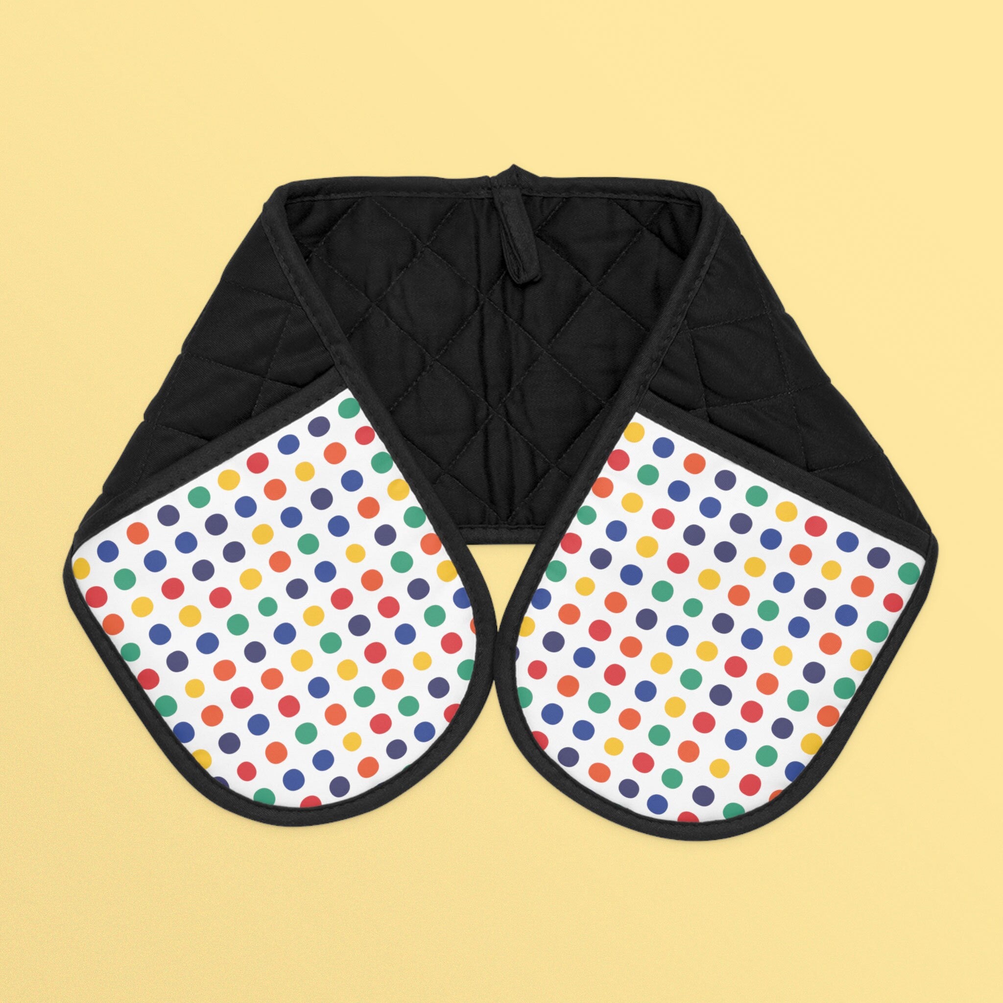 Rainbow Polka Dots Oven Mitts Pot Holder LGBTQ Oven Mitts Gay Lesbian Bi Pride Oven Gloves Housewarming Gift Cooking Aid Accessory Graphic Tee – Soft Feel · Great Gift For Fans