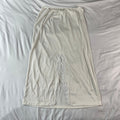 White Vintage 60s 70s Slip Maxi Skirt Lace Slit and Bow Detail Coquette Cottage Size Large Graphic Tee – Soft Feel · Must-Have Style