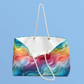 Subtle Rainbow Abstract Weekender Bag All Over Print Oversized Beach Bag LGBTQ Pride Color Tote Bag Design Bag Shoulder Travel Bag Tote Bag – Feel-Good Design · Great Gift For Fans