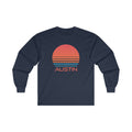 Austin Texas Long Sleeve Shirt Retro Unisex Austin Long Sleeve Tee Personalization Available Graphic Tee – Fan Favorite · Great Gift For Fans