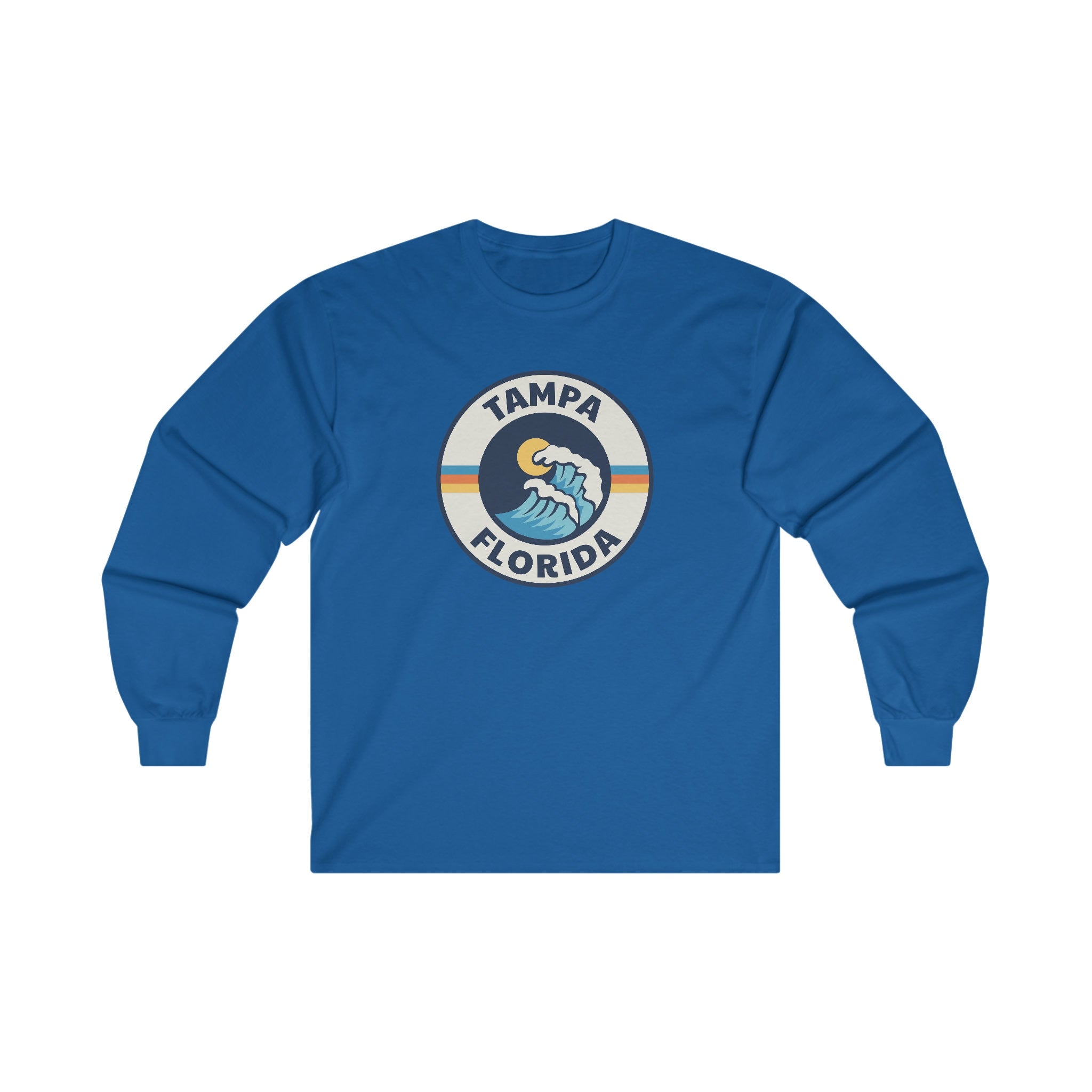 Tampa Florida Long Sleeve Shirt Retro Unisex Tampa Long Sleeve Tee Personalization Available Graphic Tee – Fan Favorite · Top Pick For Any Outfit