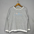 Vintage Block Island RI Spellout BigLogo Embroidered Sweatshirt Crewneck Sweater Block Island Colour Grey Size NA Sweatshirt – Cozy Vibes · Must-Have Style