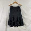 Black Early 200039s Ruffle Skirt Y2K Whimsey Fairy Victorian Goth Midi Size M 6 Graphic Tee – Premium Graphic · Perfect For Daily Wear