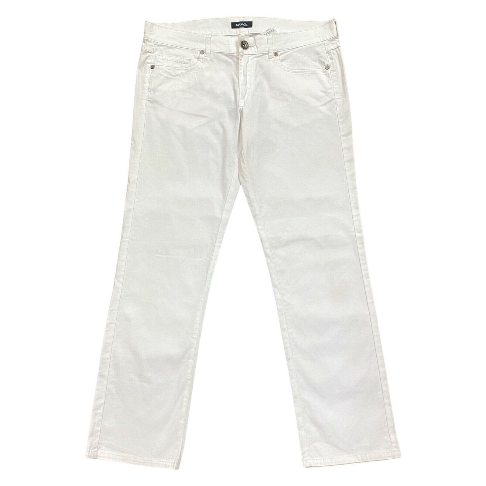 Max Co Women39s Chino Trousers Vintage Luxury High End Designer White GB 14 Graphic Tee – Aesthetic Look · Trending Graphic Apparel