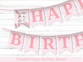 Bunny Birthday Banner Happy Birthday Banner Printable Birthday Bunting Girl 1st Birthday Girl Some Bunny Is One Bunny Party Decor BUNNY1 Graphic Tee – Cozy Vibes · Perfect For Daily Wear