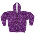 Urban Chic Purple Pink Digital Camo Zip Hoodie Bold Stylish Unstoppable Hoodie – Everyday Comfort · Top Pick For Any Outfit