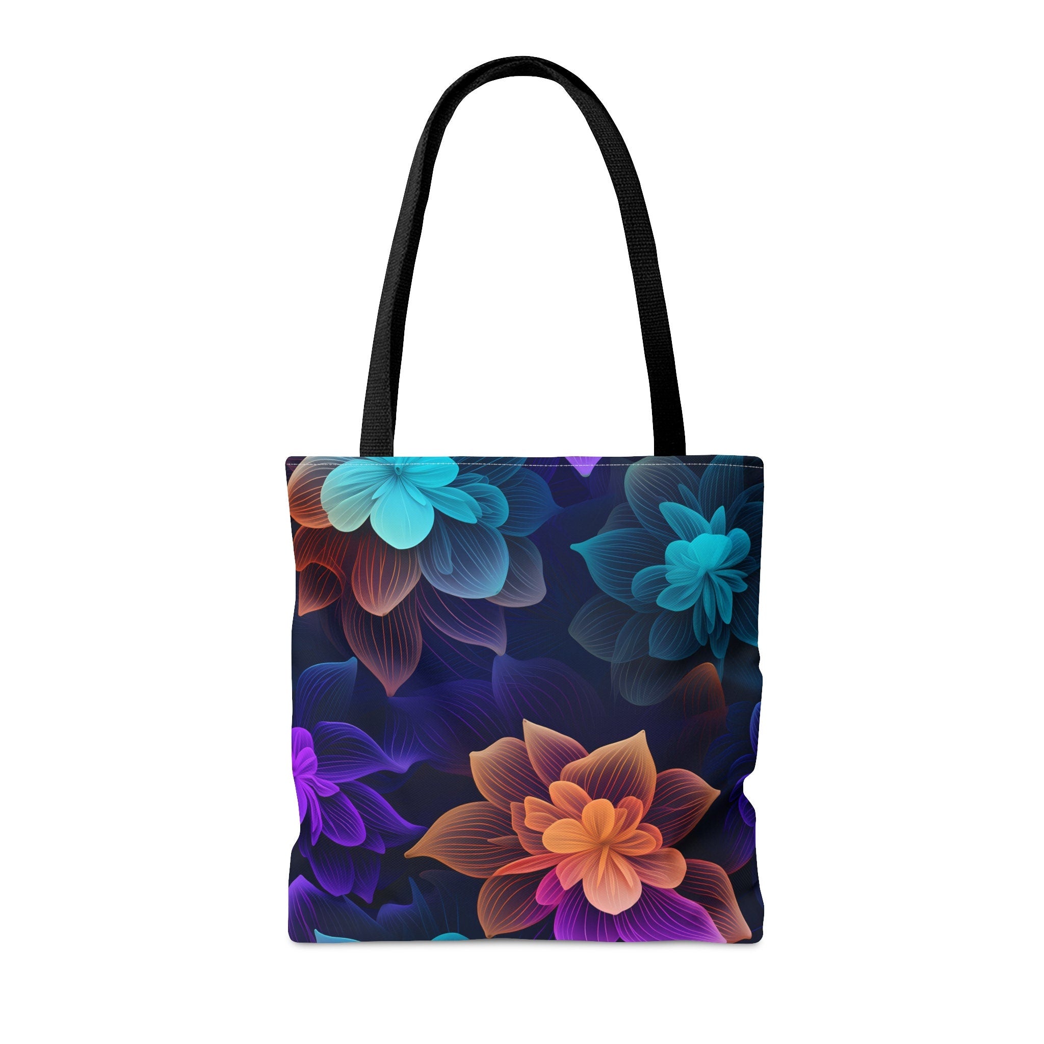 Playful Neon Garden All Over Print Tote Bag Tote Bag – Bold Style · Perfect For Daily Wear