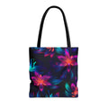 Burst of Neon Blossoms All Over Print Tote Bag Tote Bag – Premium Graphic · Perfect For Daily Wear