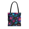Eclectic Neon Floral All Over Print Tote Bag Tote Bag – Bold Style · Trending Graphic Apparel