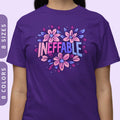 Ineffable Shirt Subtle Omnisexual Flag T Shirt Omnisexual Pride Colors Unisex Tshirt Demigirl Flowers Shirt LGBT Pride Month Gift Graphic Tee – Easygoing Wear · Great Gift For Fans