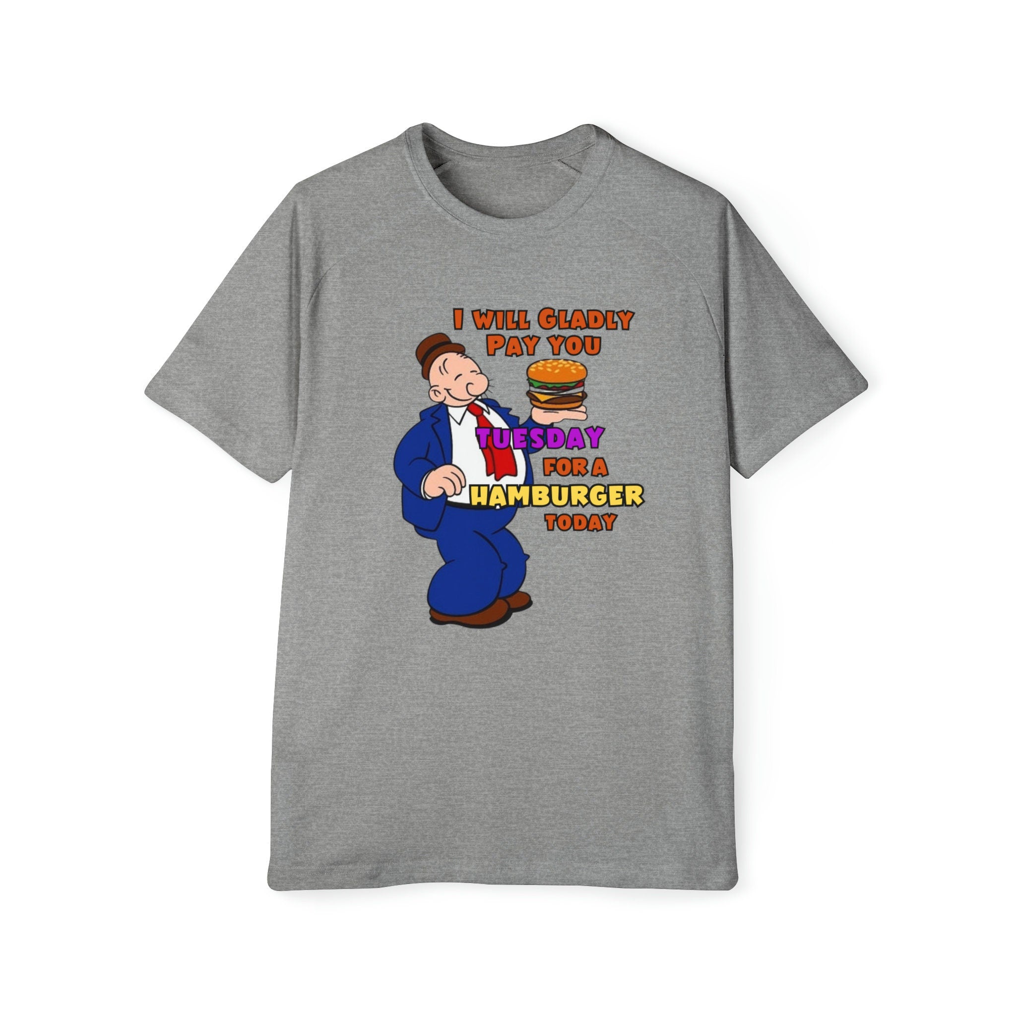Wimpy quotGladly Pay You Tuesdayquot Men39s Raglan T Shirt Graphic Tee – Feel-Good Design · Must-Have Style
