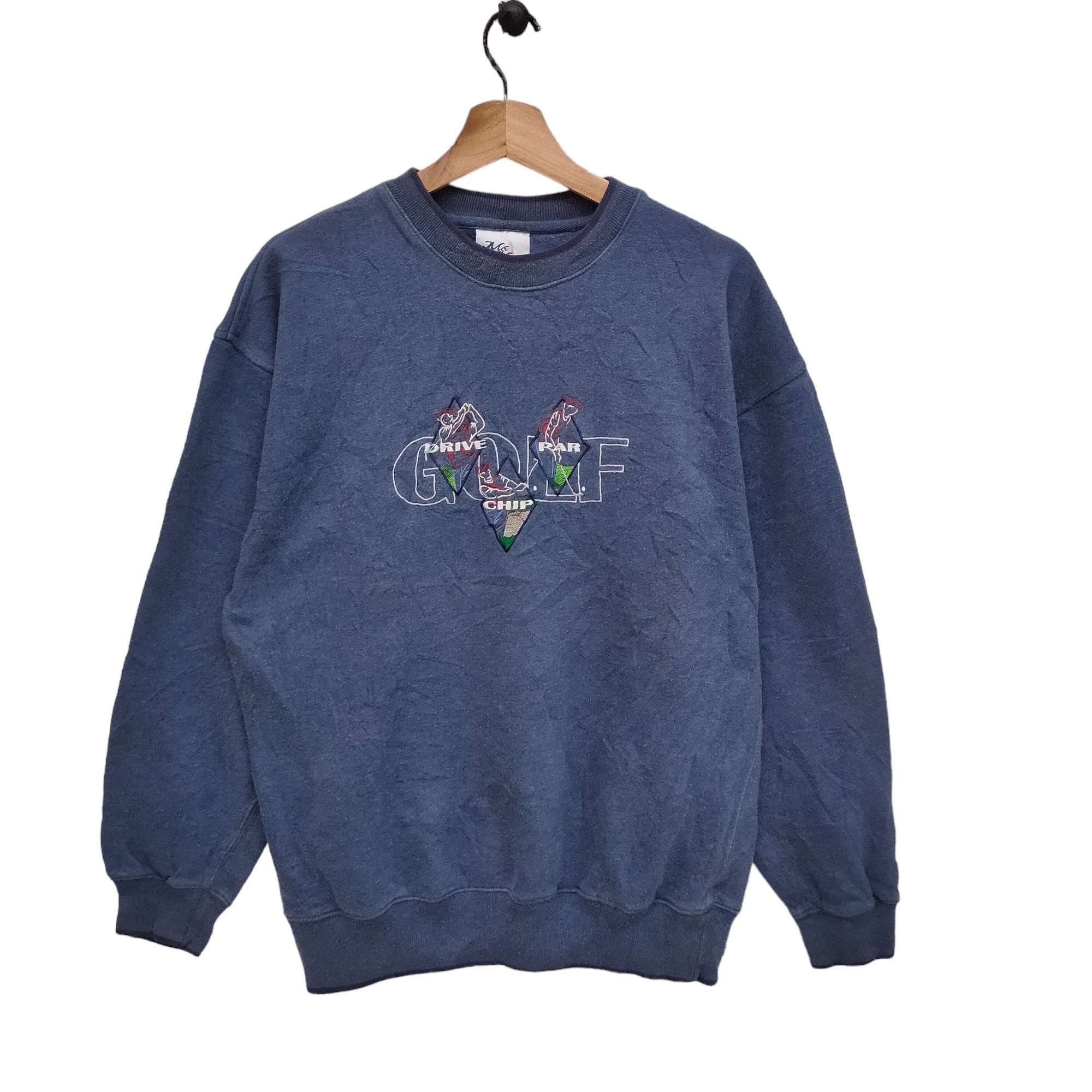 90s Golf Sweatshirt Large Vintage MCcc Sport Golf Embroidery Sweater Jumper Crewneck Size L Sweatshirt – Cozy Vibes · Great Gift For Fans